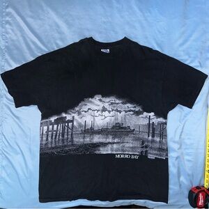 -Vintage 1988 San Segal Morro Bay Black TShirt
-Size Men's XL